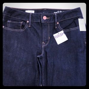 Gap Long and Lean Dark Wash Jeans NWT Sz 26R